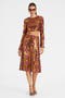 selected Textured Sequins Rust