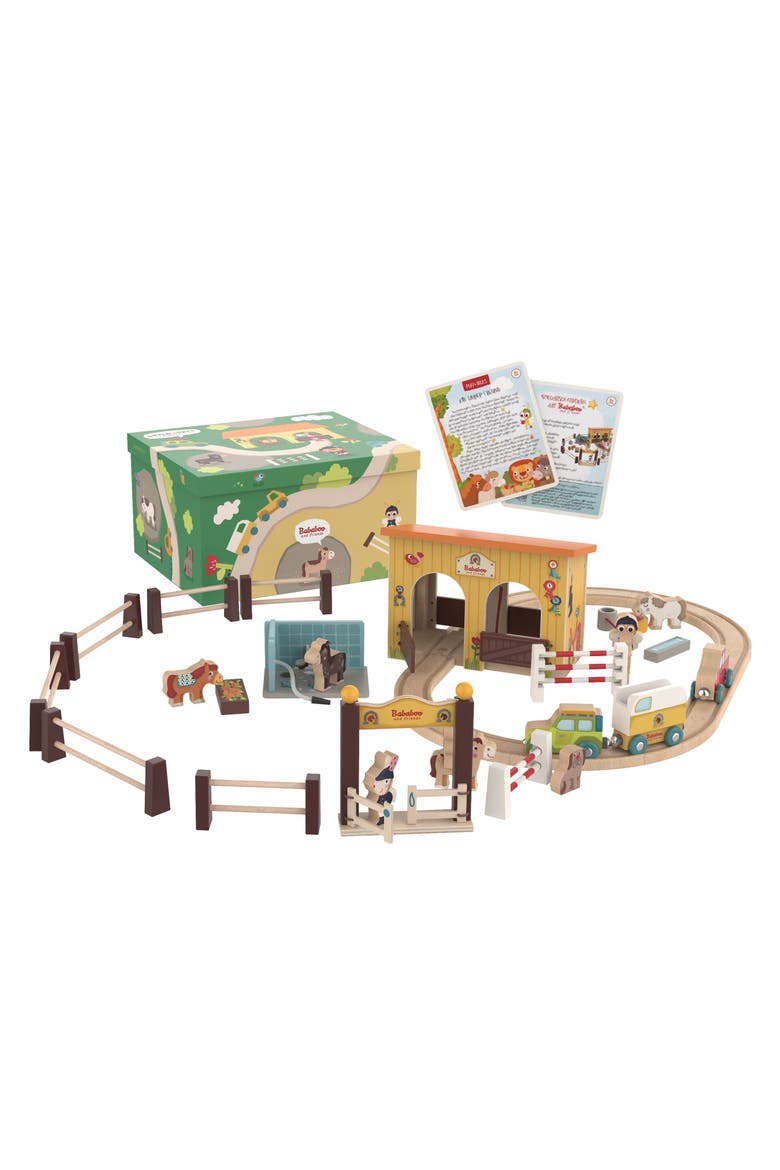 Horse Stable Play World, Alternate, color, Muti / Beige