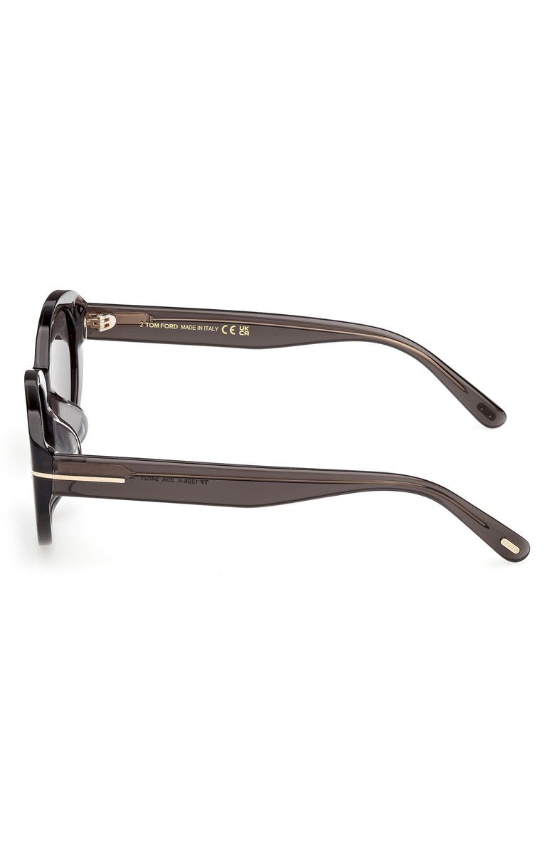 TOM FORD 54mm Oval Sunglasses, Alternate, color, Grey/ Other / Smoke