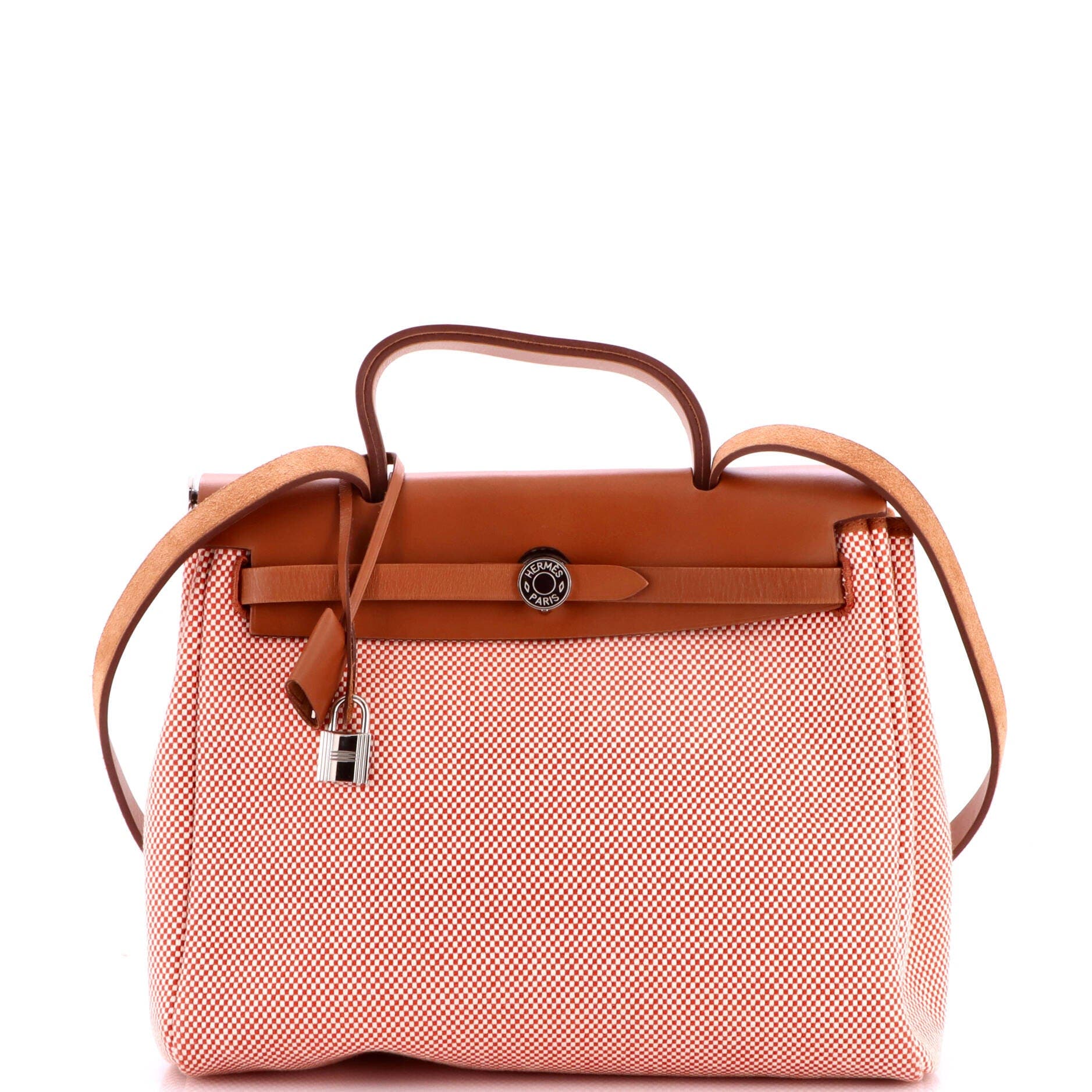 Herbag Zip Criss Viking Toile and Leather 31, Main, color, Red