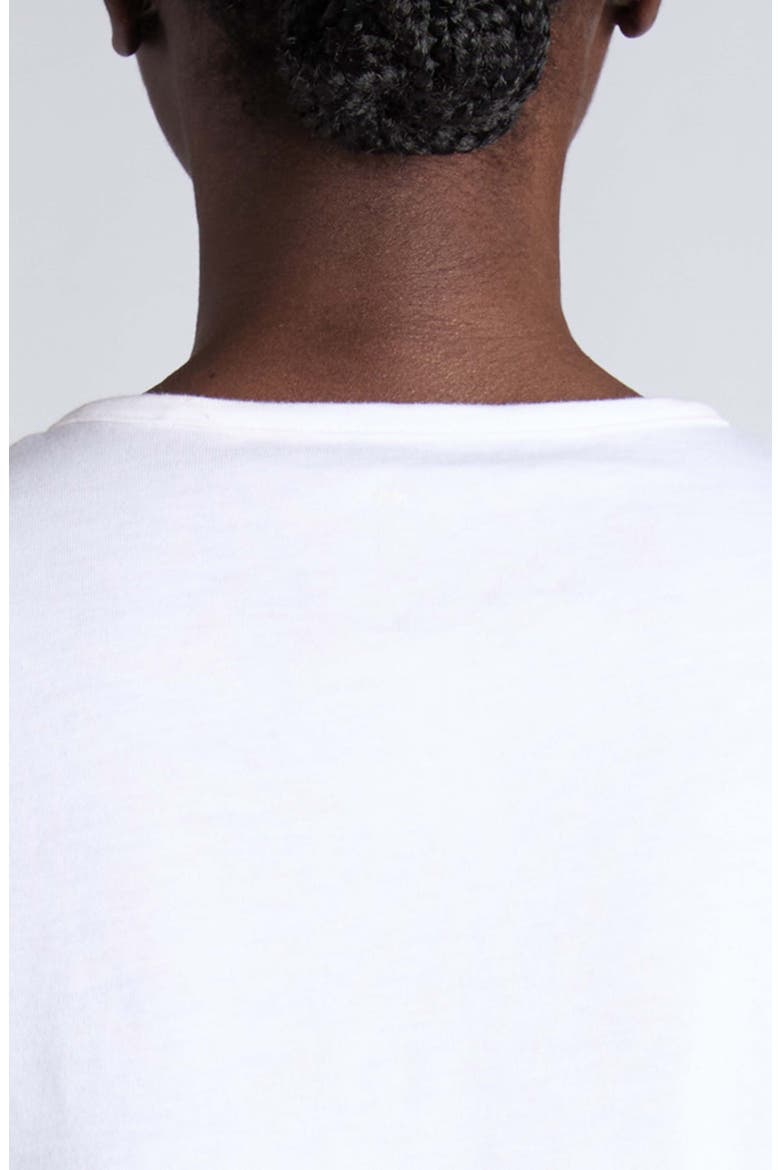 Cotton Jersey Boyfriend T-Shirt, Alternate, color, WHITE