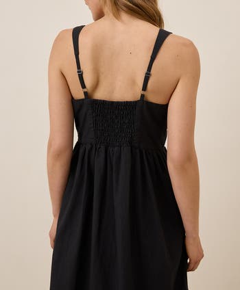 Canopy Linen Easy Tank Dress Made with Organic Cotton