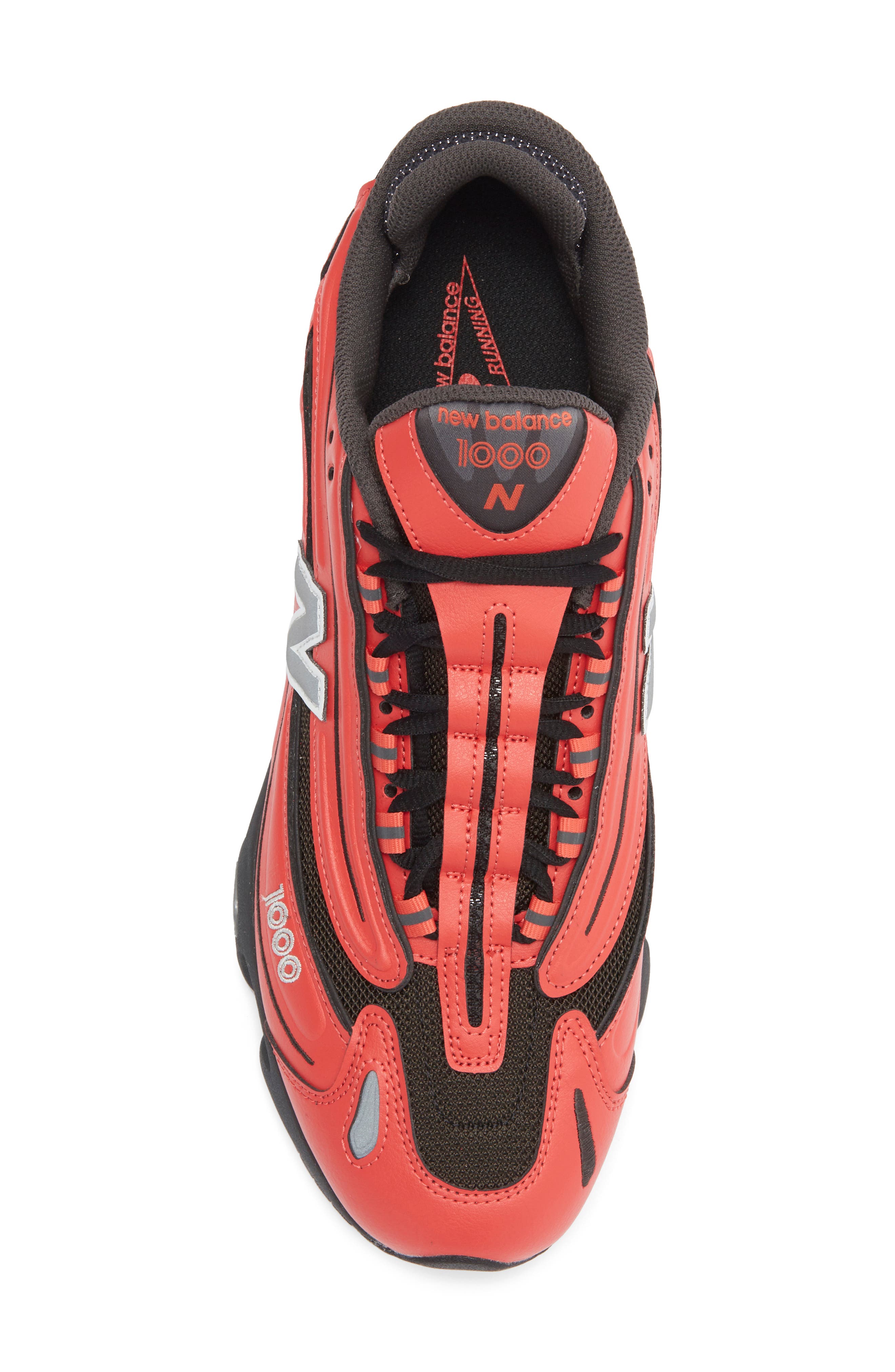 New Balance 1000 Sneaker, Alternate, color, Blast Red/ Metallic Silver