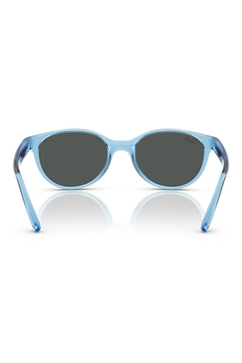 Kids' 45mm Oval Sunglasses, Alternate, color, DARK GREY