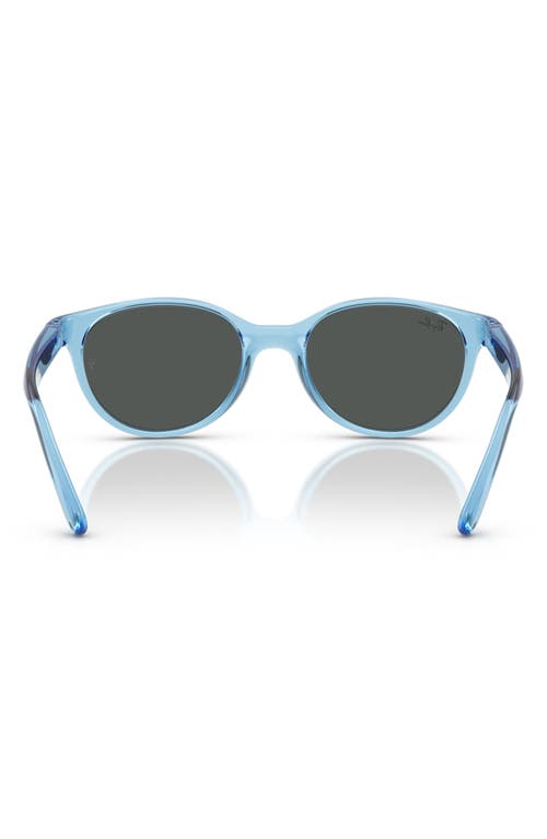 Ray Ban Ray-ban Kids' 45mm Oval Sunglasses In Dark Grey