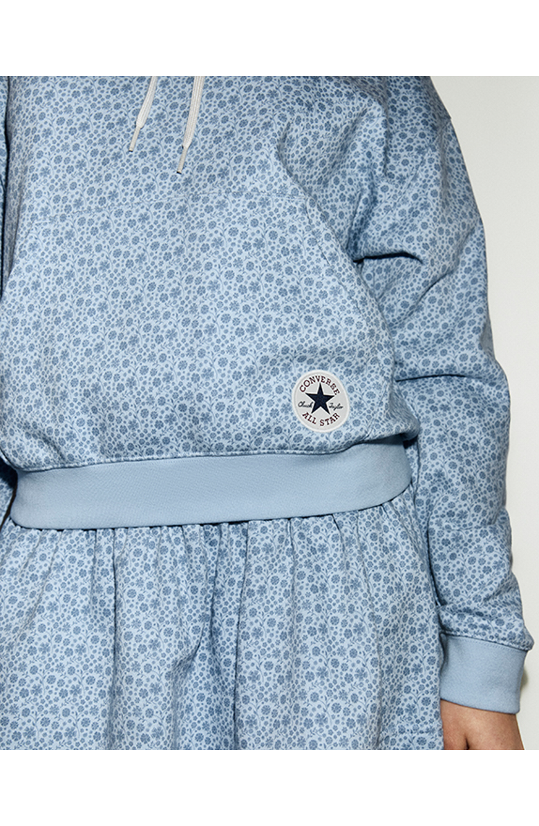 Converse Women's Chuck Floral Hoodie, Alternate, color, Clear Skies