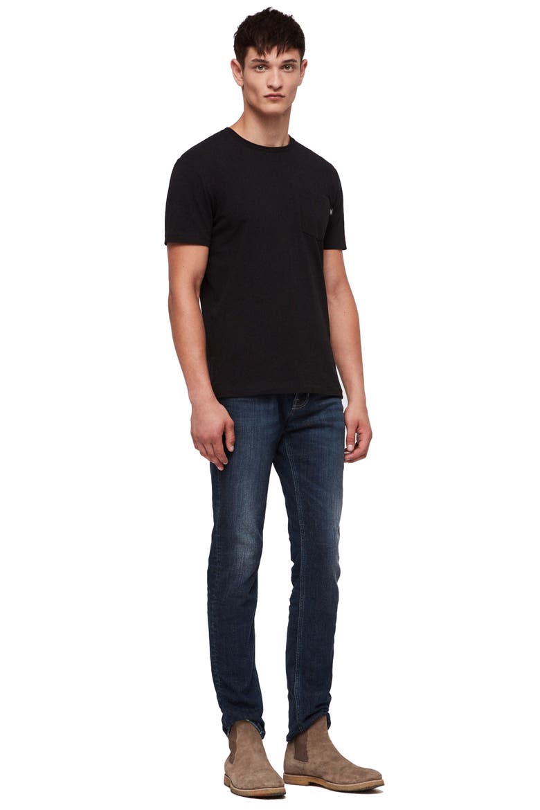 Rex Slim Fit Stretch Straight Leg Jeans, Alternate, color, LIGHT INDIGO