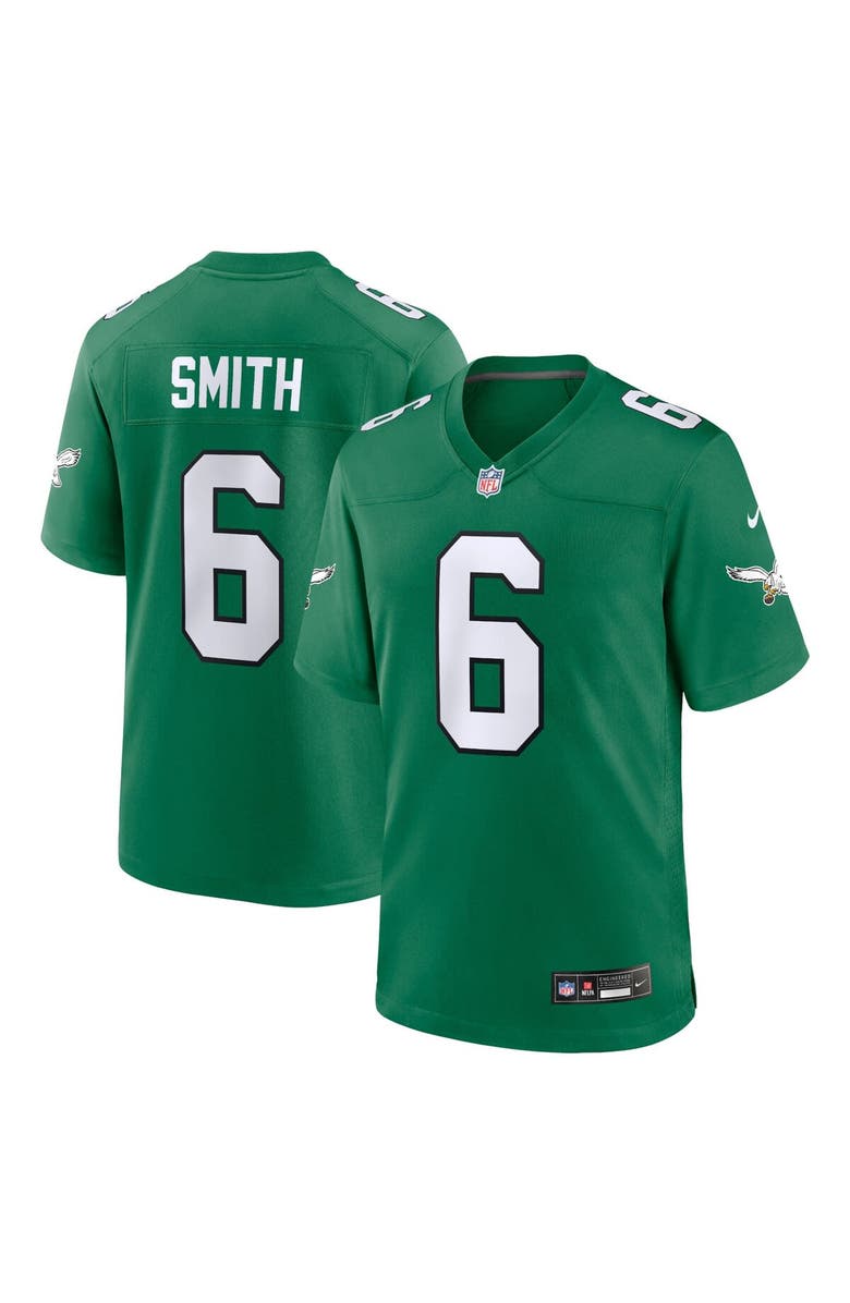 Nike Men's Nike DeVonta Smith Kelly Green Philadelphia Eagles Alternate Game Player Jersey, Alternate, color, Kelly Green