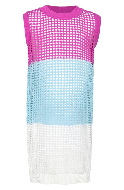 Kids' Tia Crochet Cover-Up Dress (Big Kid)