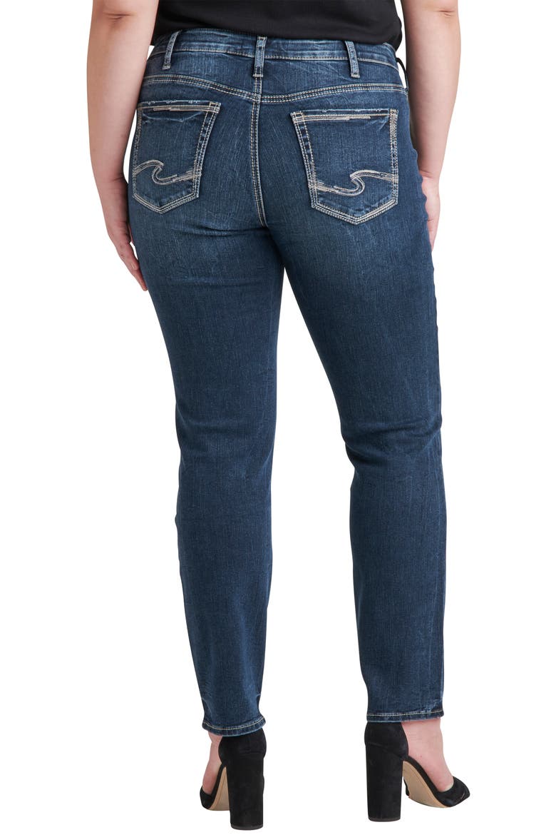 Suki Straight Leg Jeans, Alternate, color, BLUE