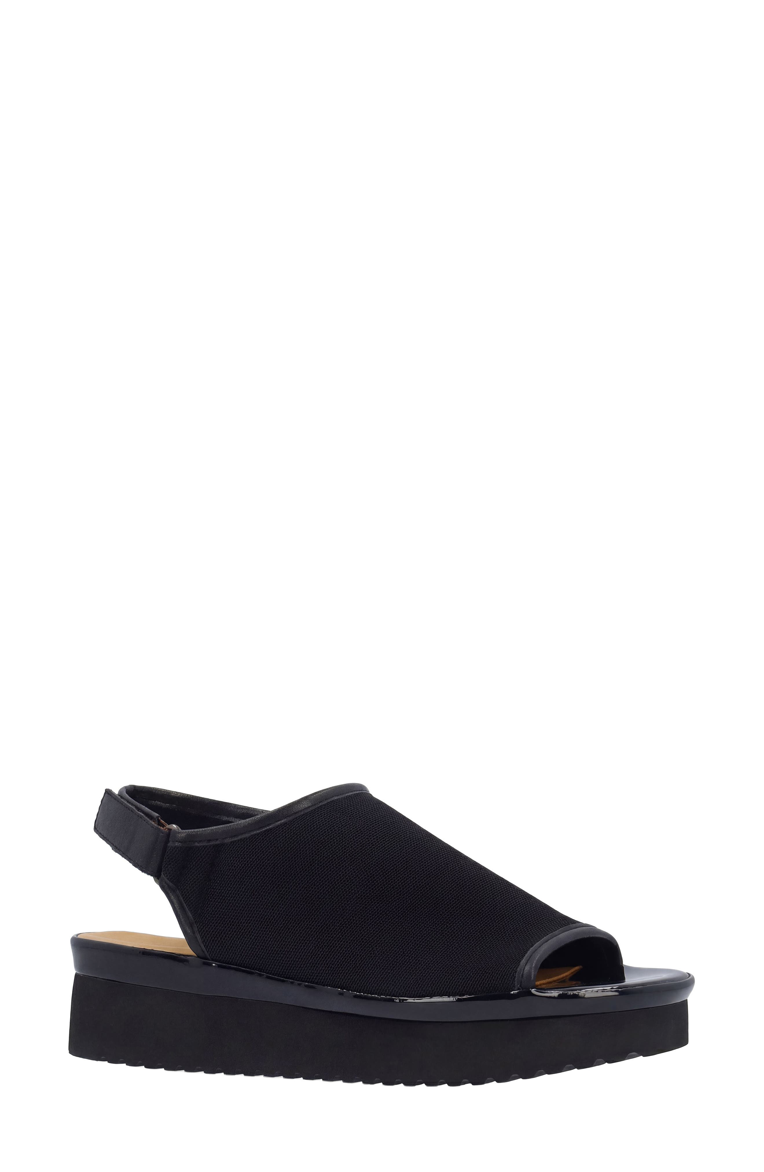 L'Amour des Pieds Ashwin Slingback Sandal, Main, color, Black