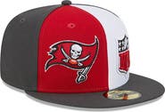 New Era Men's New Era Red/Pewter Tampa Bay Buccaneers 2023 Sideline 59FIFTY Fitted Hat