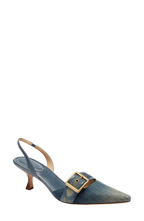 Margot Slingback Pointed Toe Pump (Women)