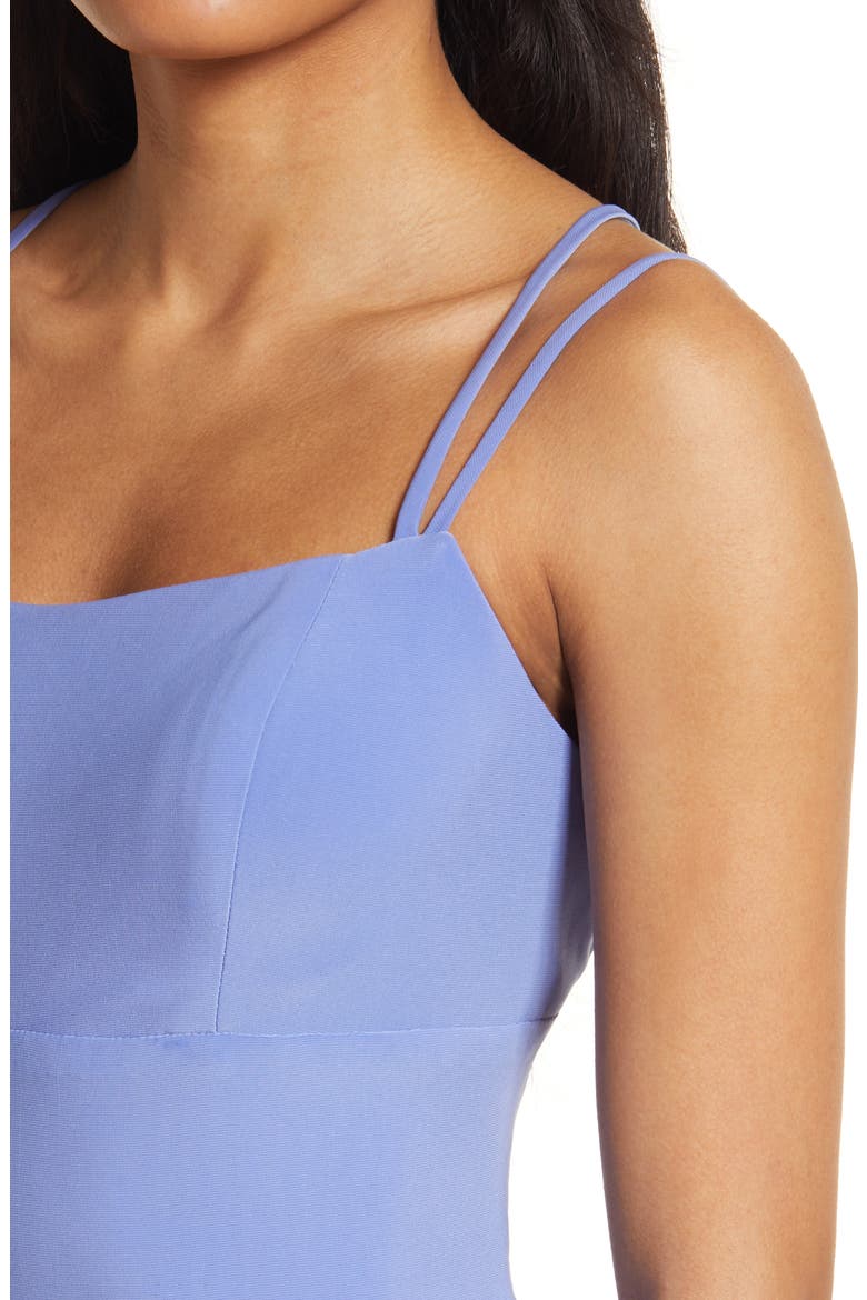 Strappy Back Mini Dress, Alternate, color, PERI