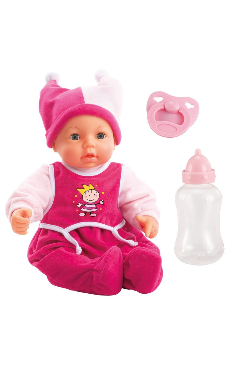 Bayer Design 18 Inch Hello Baby Multi Function Baby Doll, Main, color, Multicolored