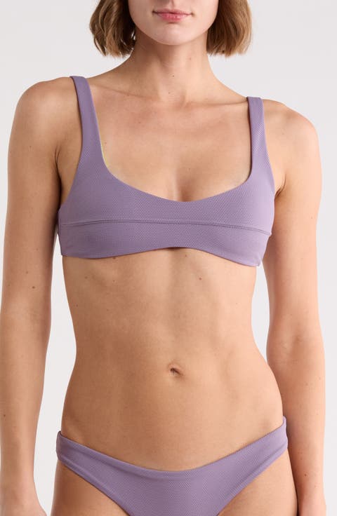 Lilium Scoop Neck Bikini Top