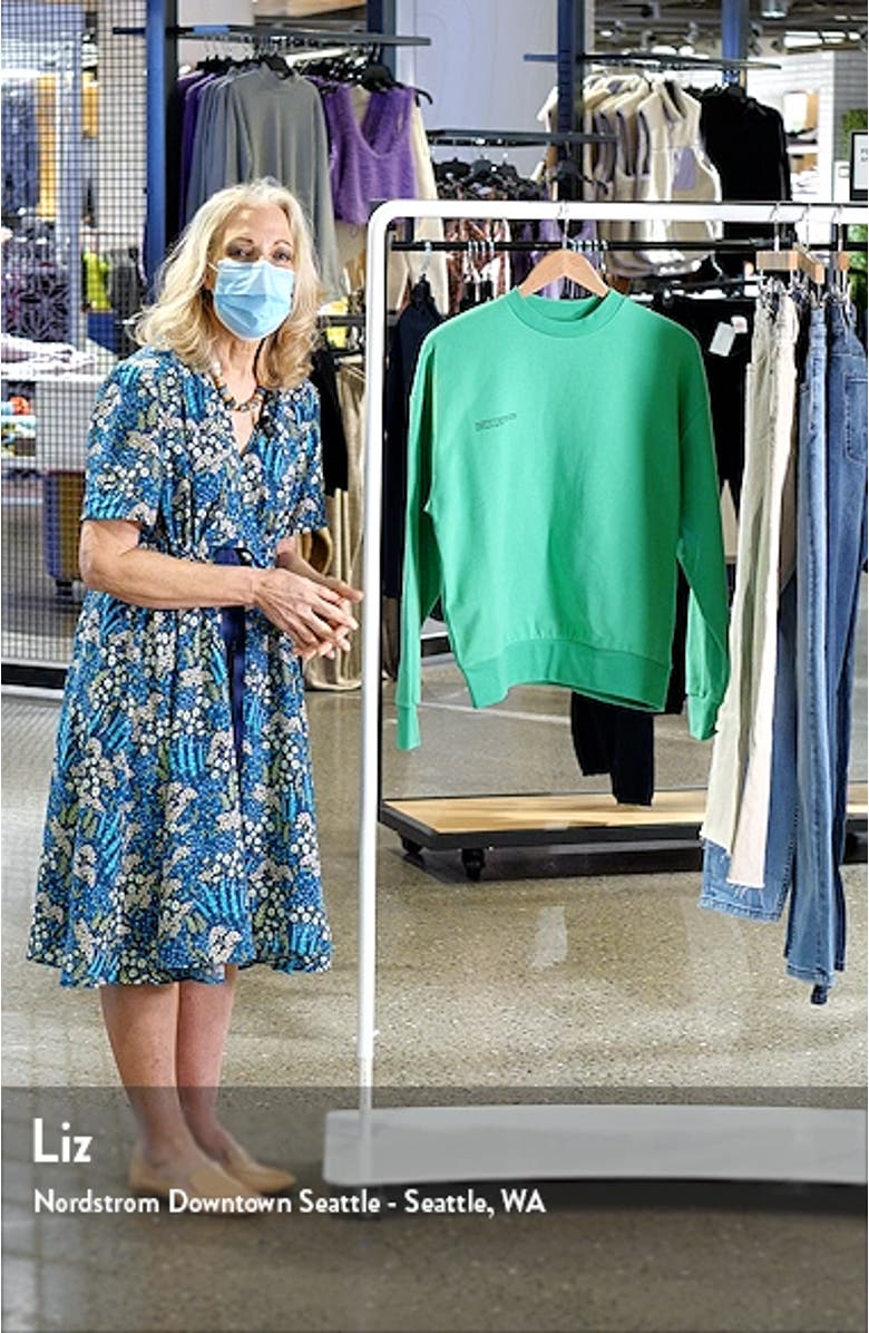 365 PPRMINT<sup>™</sup> Unisex Organic Cotton Crewneck Sweatshirt, sales video thumbnail