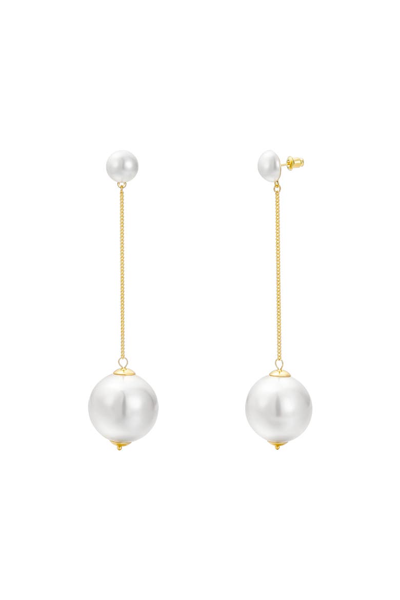 Ines Pearl Drop, Main, color, Gold