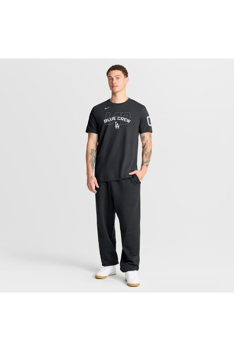 Men's Nike Black Los Angeles Dodgers Primetime Fashion T-Shirt, Alternate, color, Black