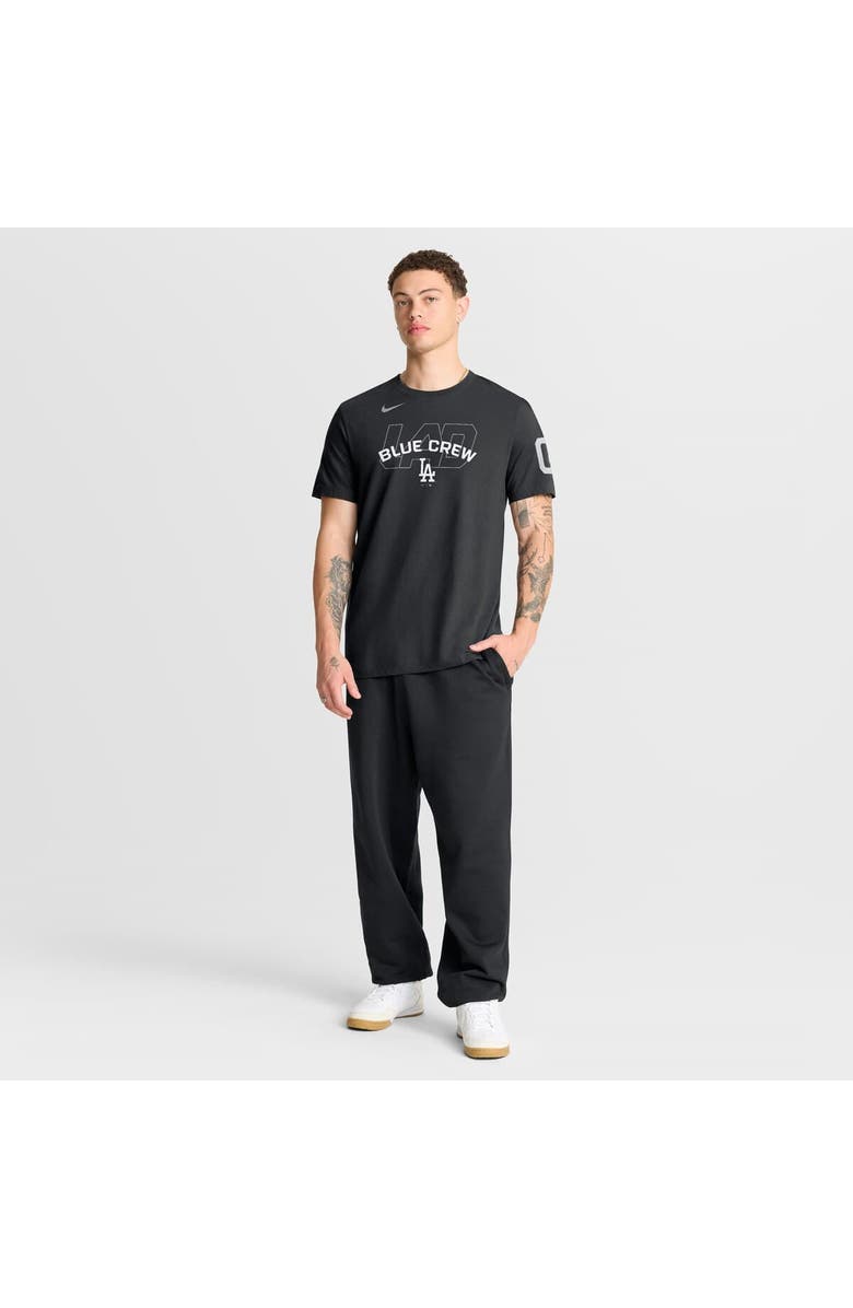 Nike Men's Nike Black Los Angeles Dodgers Primetime Fashion T-Shirt, Alternate, color, Black