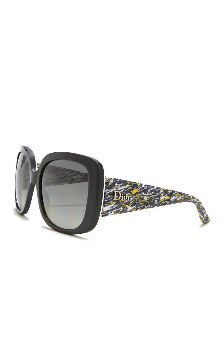 CHRISTIAN DIOR Lady Lady 1 56mm Oversized Square Sunglasses, Alternate, color,