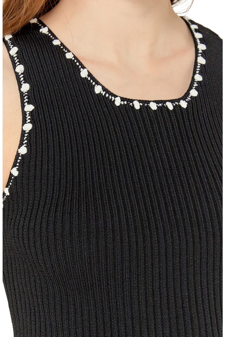 Rib Tank, Alternate, color, BLACK/ WHITE