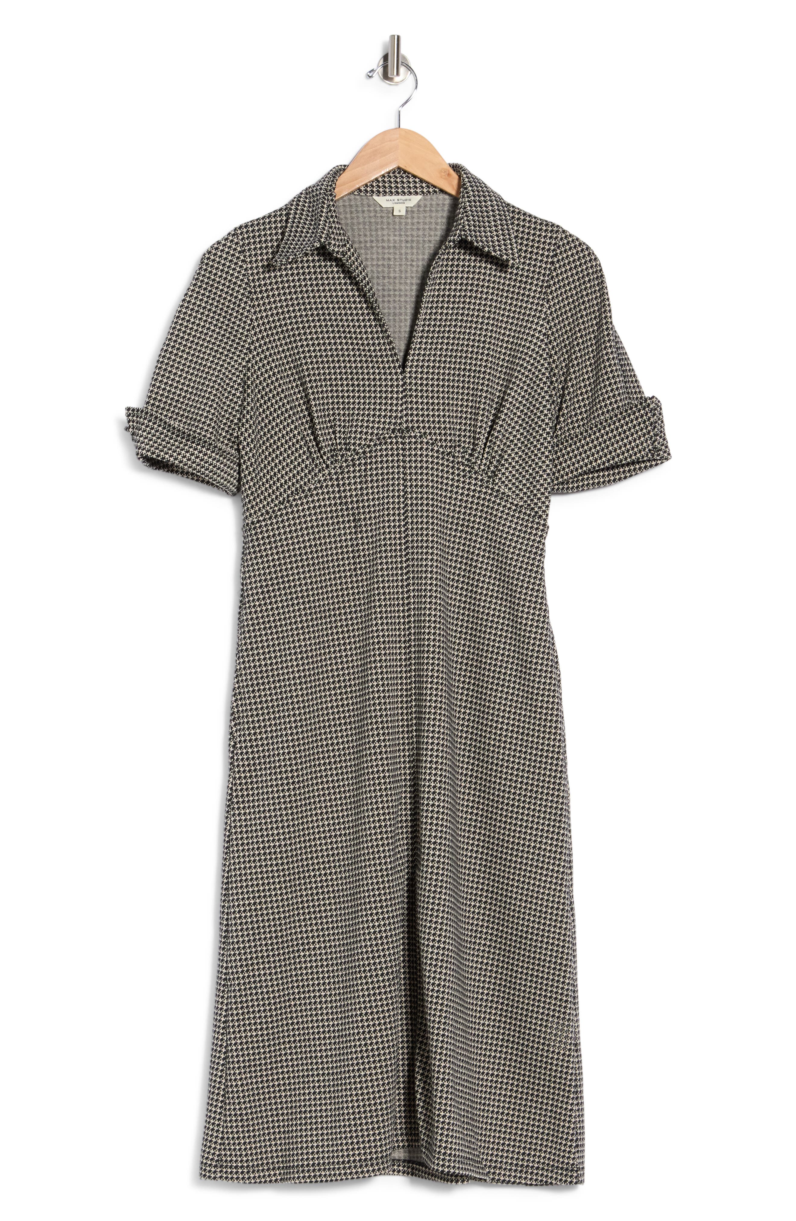 Short Sleeve A-Line Dress