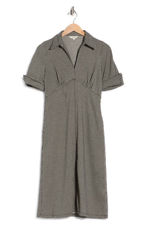 Short Sleeve A-Line Dress