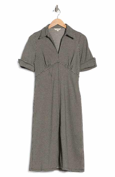 Short Sleeve A-Line Dress