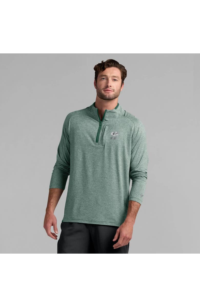 FANATICS Unisex Fanatics Green Green Bay Packers Front Office Performance Primary Quarter-Zip Jacket, Alternate, color, Green