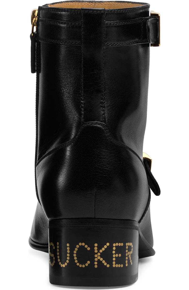 Gucci Double Buckle Boot, Alternate, color,