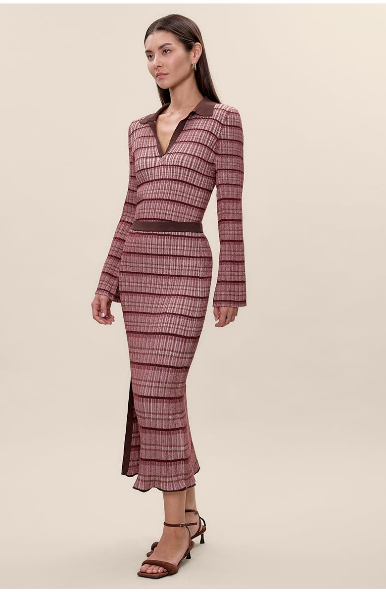 Rebecca Taylor Laine Sweater Skirt, Alternate, color, Tearose Multi