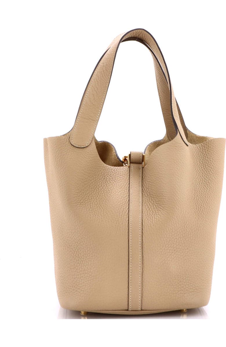 Pre-Owned Hermes Picotin Lock Bag Clemence MM, Alternate, color, Trench