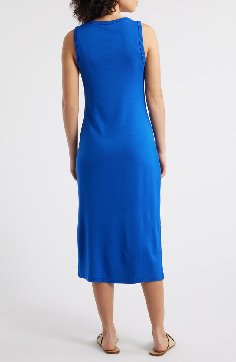 Tommy Bahama Drapey Ponte Midi Dress, Alternate, color, Mazarine Blue