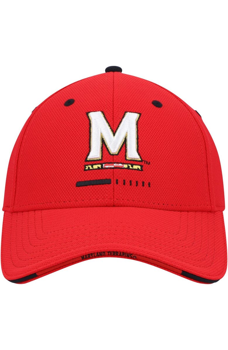Under Armour Men's Under Armour Red Maryland Terrapins Blitzing Accent Performance Flex Hat, Alternate, color,