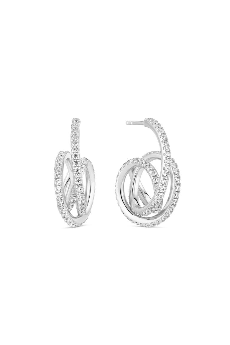 Earrings Spirale, Main, color, Sterling Silver