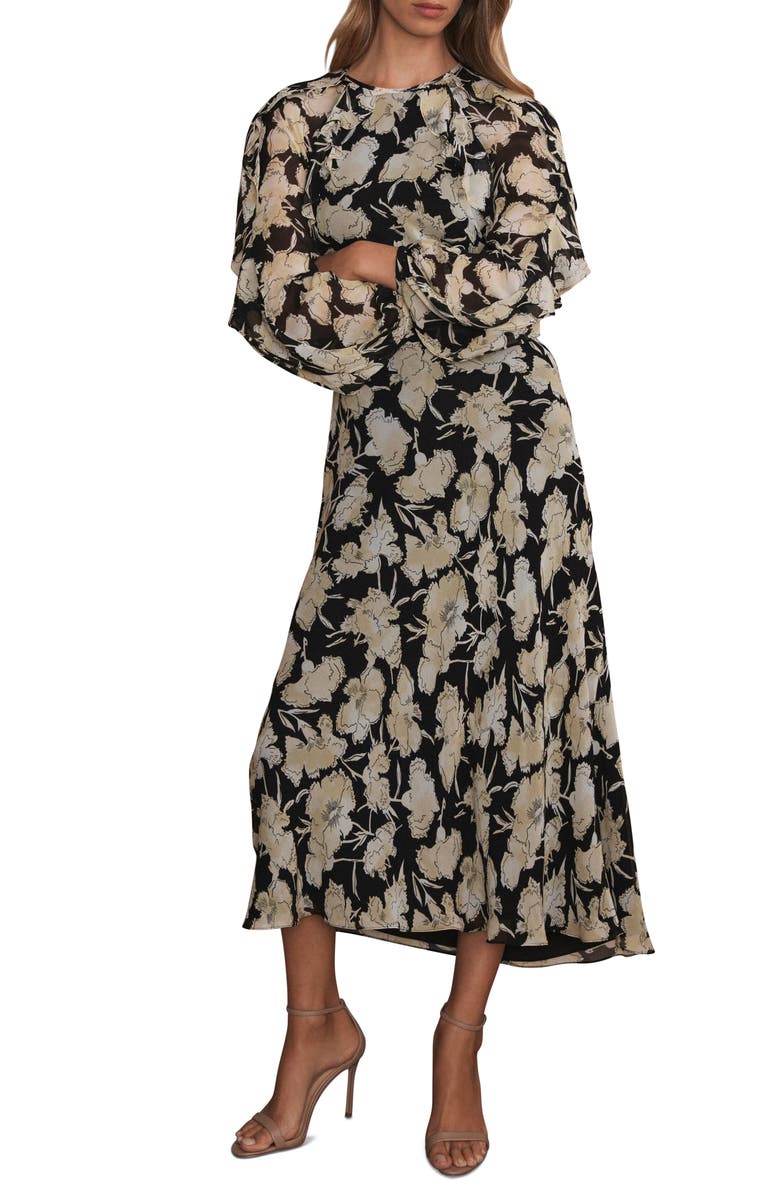 MINT VELVET Floral Print Maxi Dress, Alternate, color, 