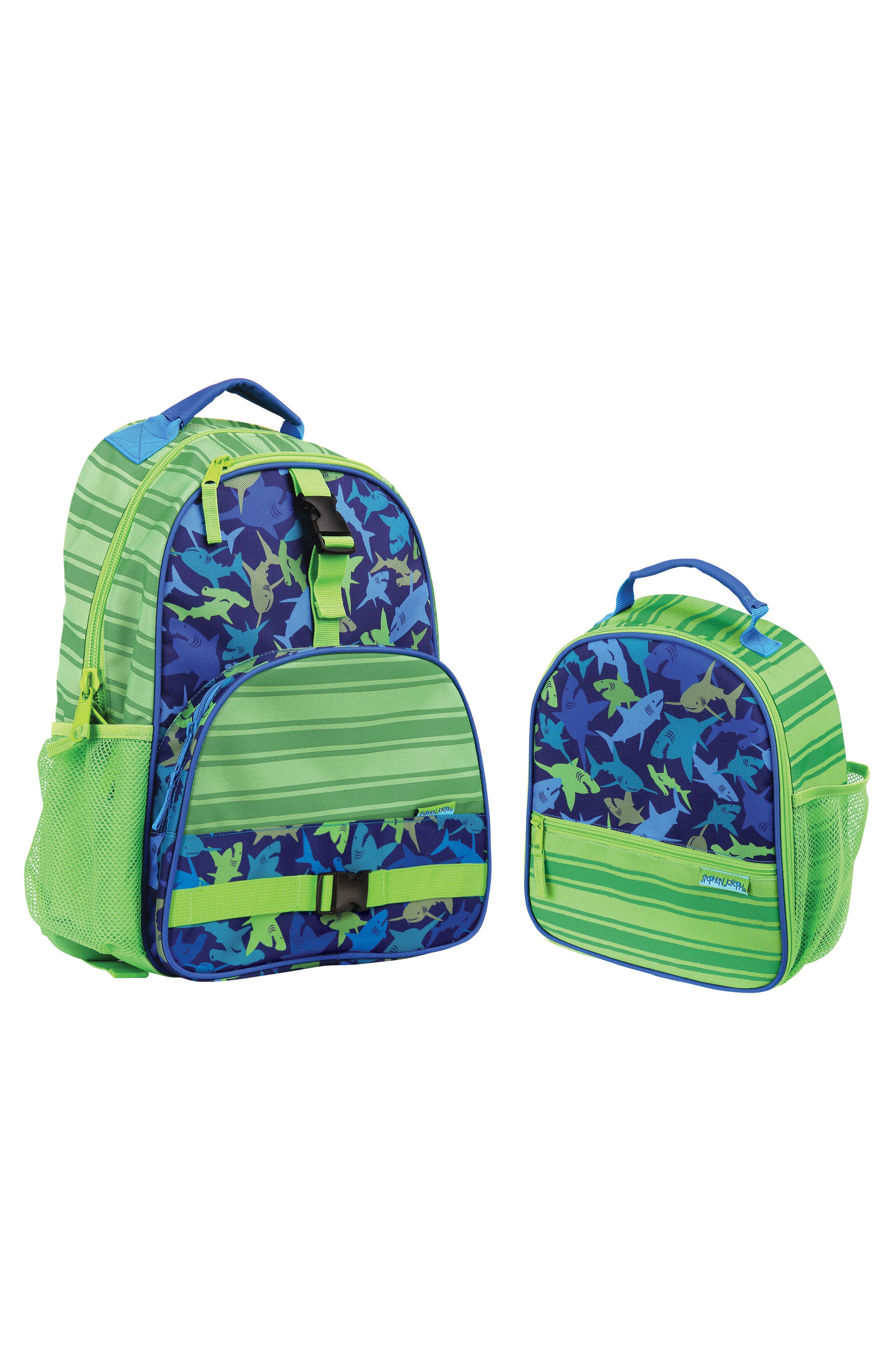 Stephen Joseph Shark Backpack & Lunchbox, Main, color, 