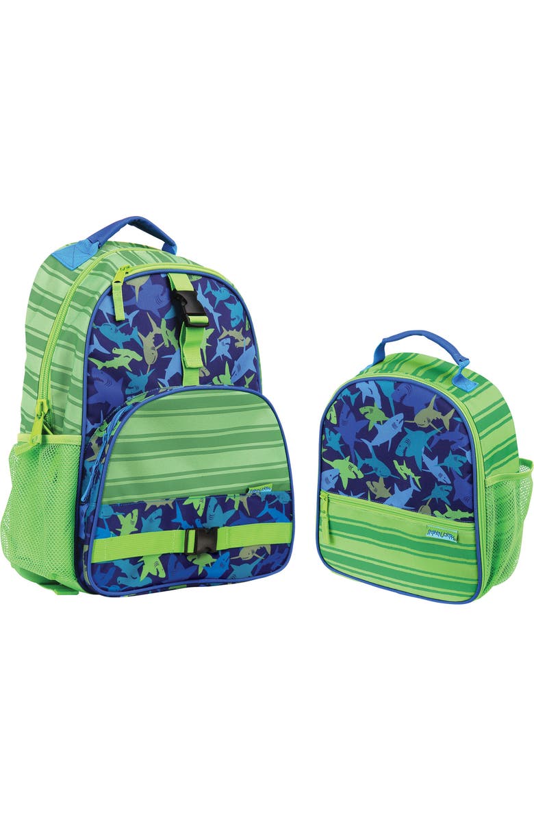 Stephen Joseph Shark Backpack & Lunchbox, Main, color,