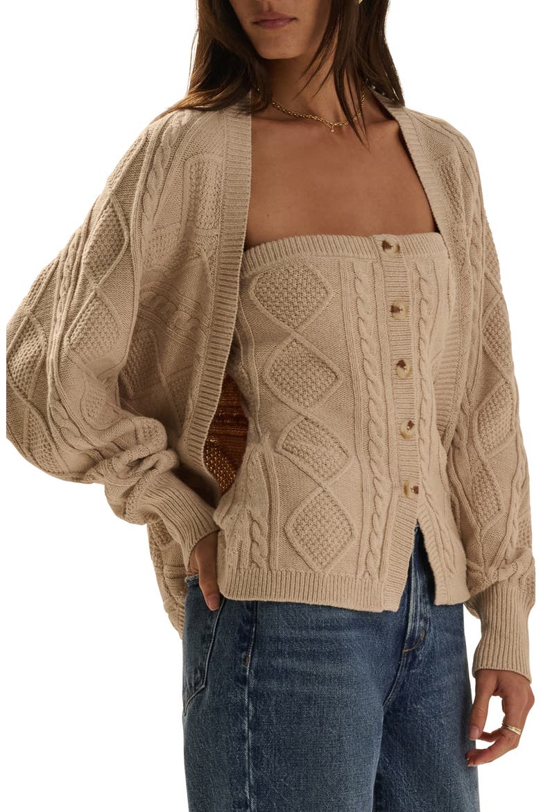 Layla Shrug, Alternate, color, CREAM