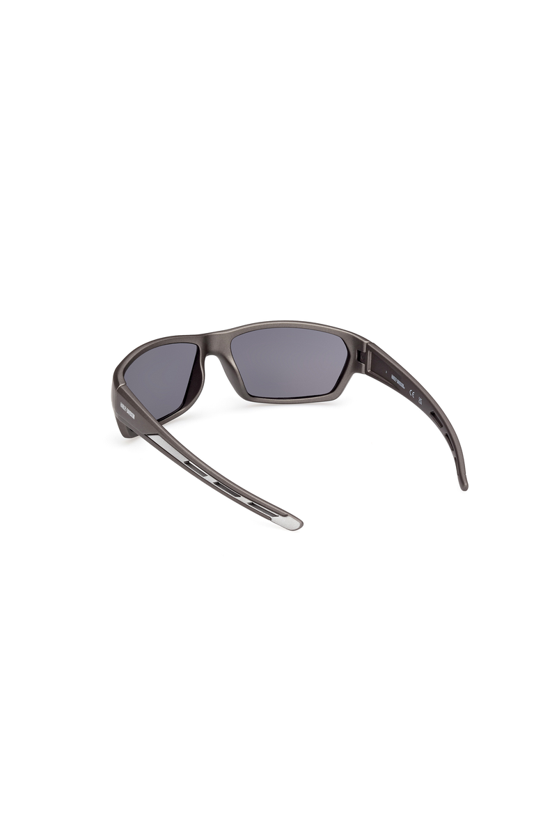 Vented Brow Wraparound Sport Sunglasses, Alternate, color, Grey / Smoke Mirror