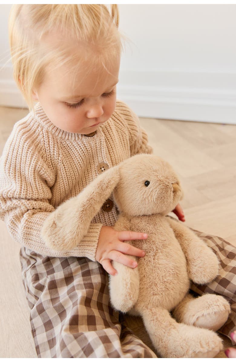 Snuggle Bunnies Penelope the Bunny 12" Plush & 6" Keychain Set, Alternate, color, Caramel