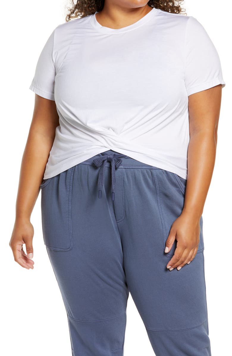 Zella Peaceful Twist T-Shirt, Main, color,