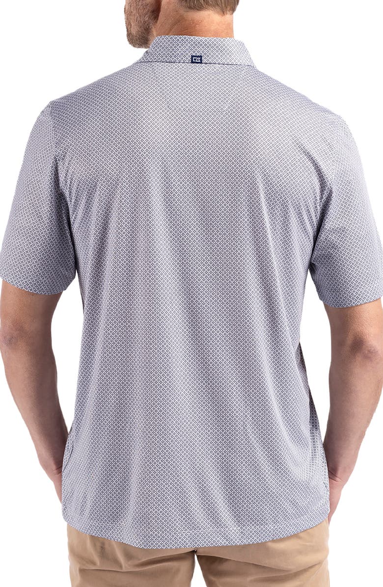 Cutter & Buck Pike Diamond Dot Print Polo, Alternate, color, Black