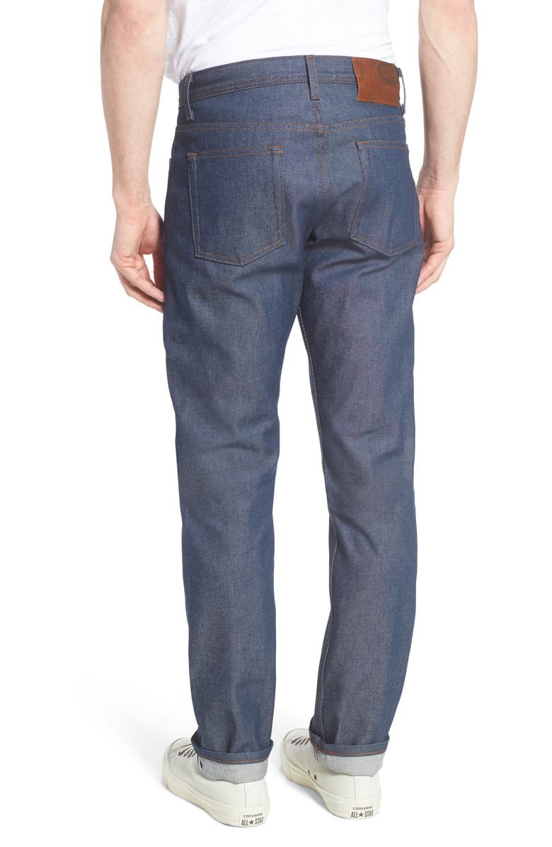 Naked & Famous Denim Weird Guy Regular Tapered Fit Raw Selvedge Jeans, Alternate, color,