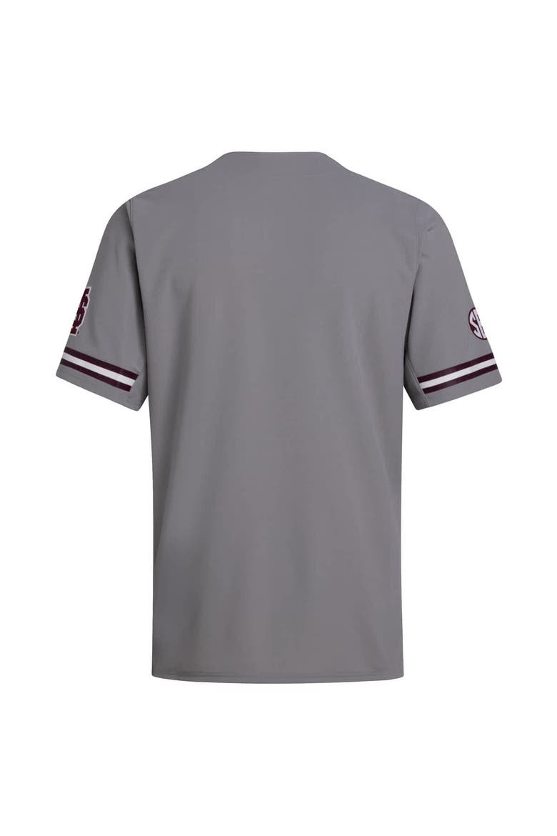 Men's adidas  Gray Mississippi State Bulldogs Replica Baseball Jersey, Alternate, color, Gray