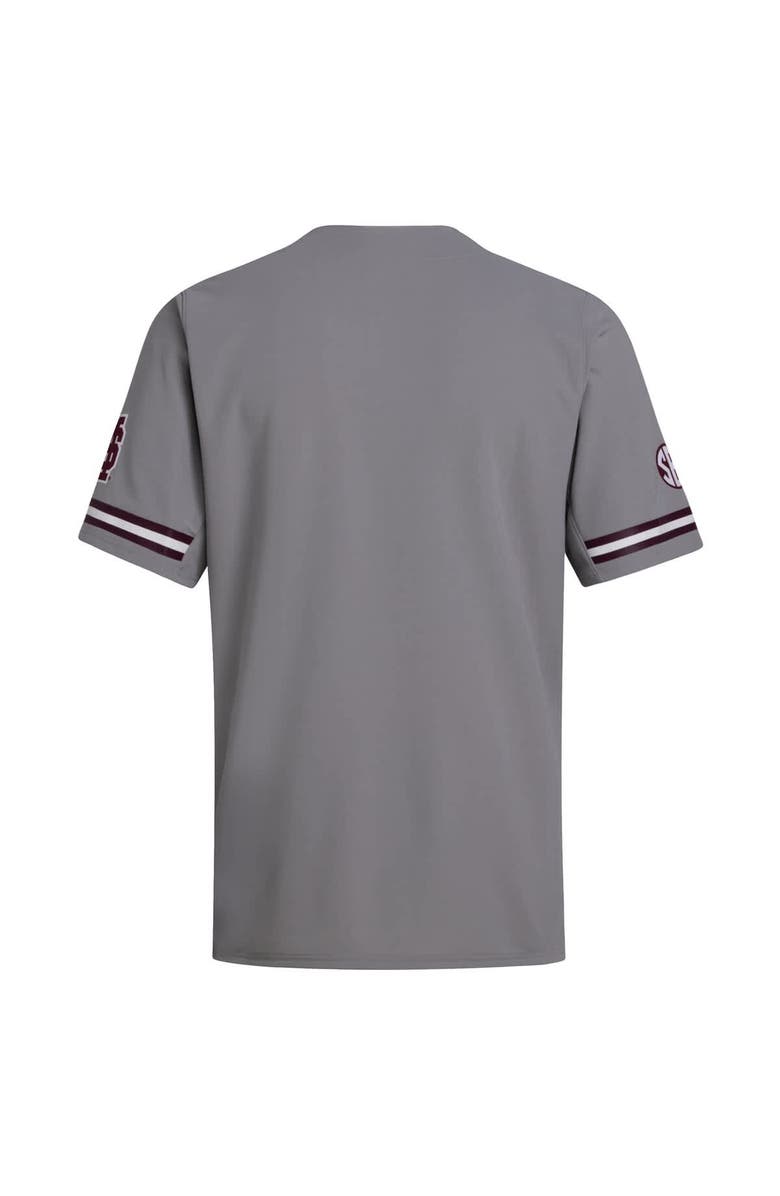 adidas Men's adidas  Gray Mississippi State Bulldogs Replica Baseball Jersey, Alternate, color, Gray