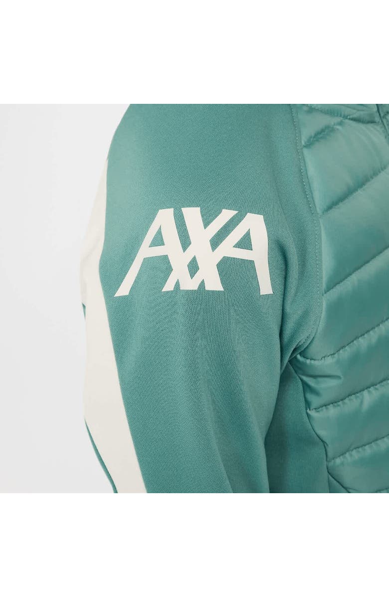 Nike Youth Nike  Teal Liverpool 2024/25 Academy Drill Quarter-Zip Top, Alternate, color, Teal