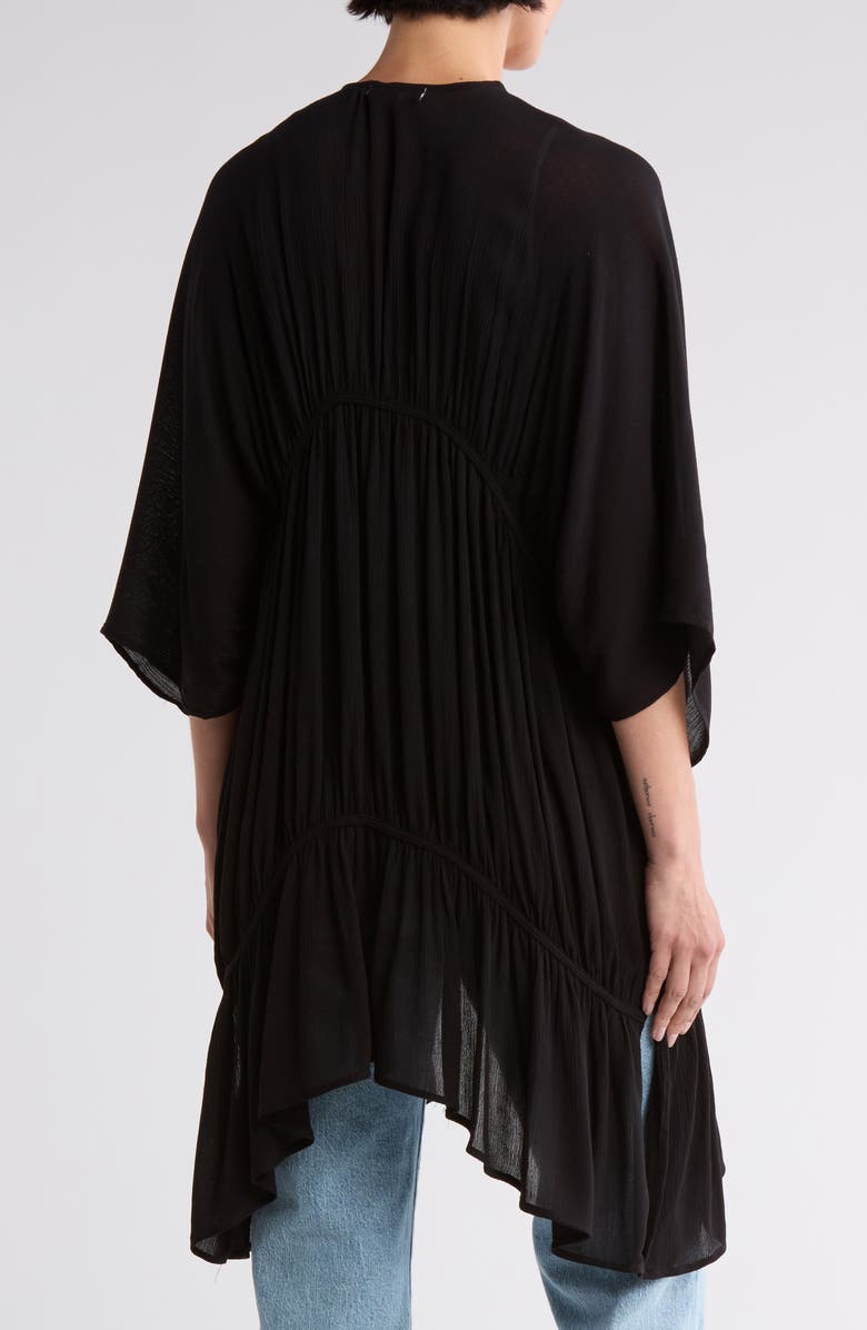 Steve Madden Wanderlust Ruffle Topper, Alternate, color, Black