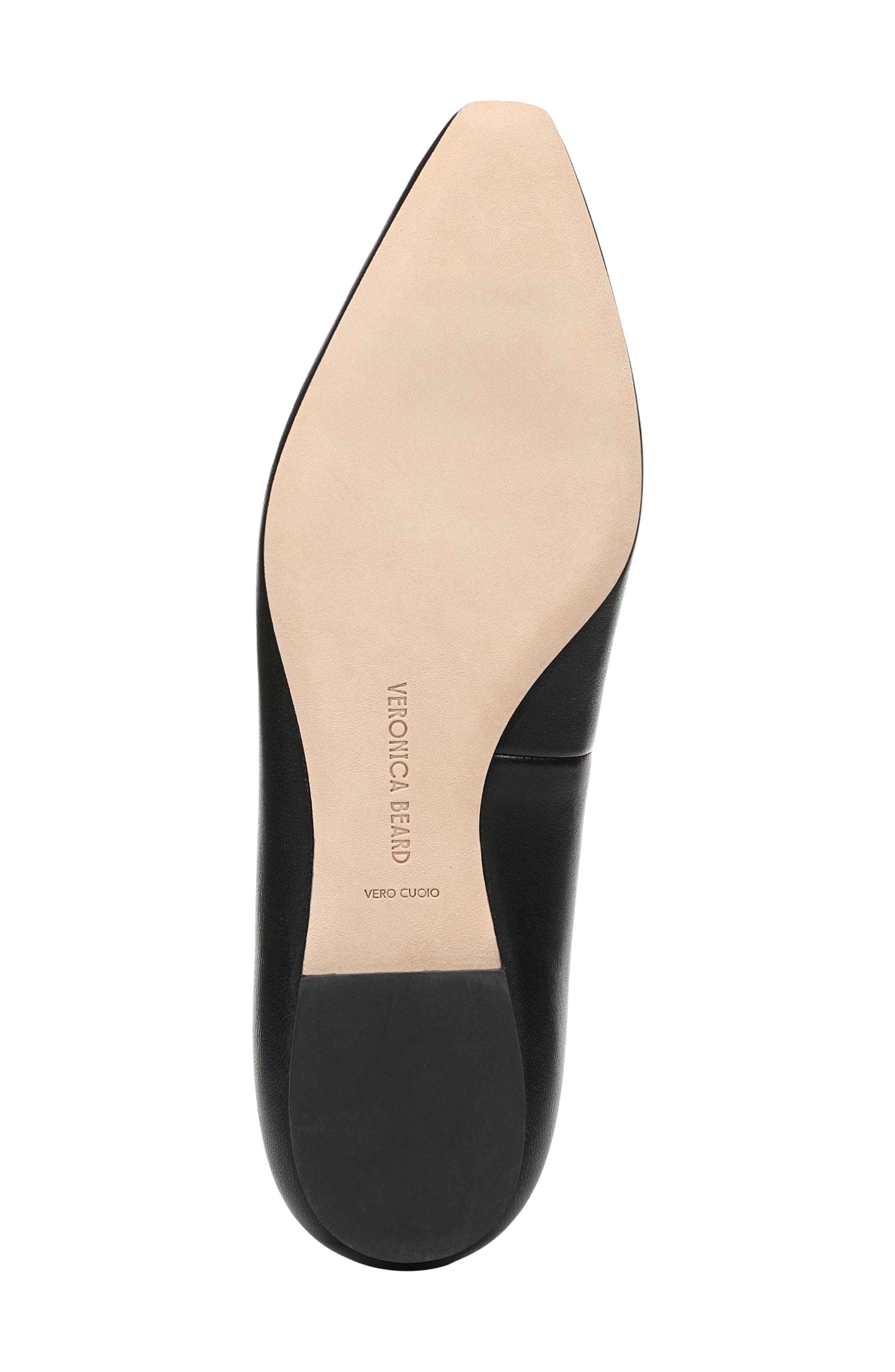 Cailey Ballet Flat, Alternate, color, BLACK LEATHER